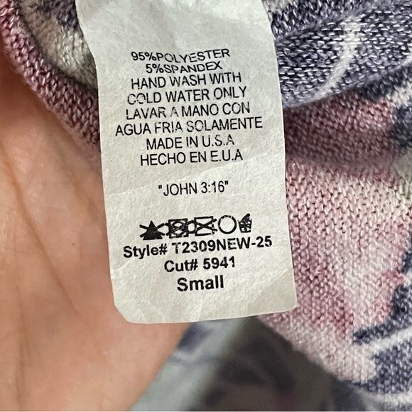 Beeson River Long Sleeve Cardigan Duster Floral & Stripes Small - NWOT - Picture 4 of 8